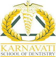 Karnavati School of Dentistry, Karnavati University, Ahmedabad Logo