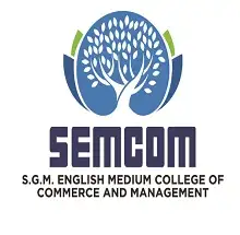 SGM English Medium College of Commerce and Management, CVM University, Vallabh Vidyanagar Logo