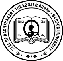 Rashtrasant Tukadoji Maharaj Nagpur University Logo