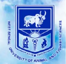 West Bengal University of Animal and Fishery Sciences, Kolkata Logo