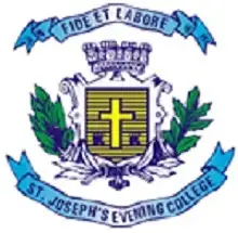 St. Joseph's Evening College, Bangalore Logo