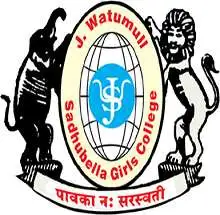 J. Watumull Sadhubella Girls College, Ulhasnagar Logo