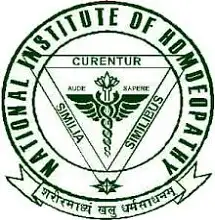 National Institute of Homoeopathy, Kolkata Logo