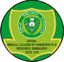 Odisha Medical College of Homoeopathy and Research, Sambalpur Logo