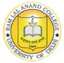 Ram Lal Anand College, University of Delhi Logo