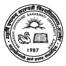 Maharshi Dayanand Saraswati University, Ajmer Logo