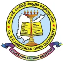 Dr. B.R. Ambedkar Open University (BRAOU), Hyderabad Logo