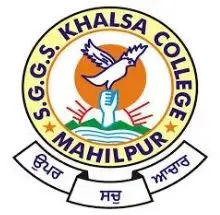 Shri Guru Gobind Singh Khalsa College Mahilpur, Hoshiarpur Logo