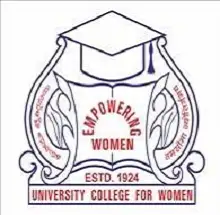University College For Women, Osmania University, Hyderabad Logo