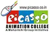 Picasso Animation College, Telangana, Hyderabad Logo