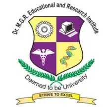 Dr. M.G.R. Educational and Research Institute, Chennai Logo