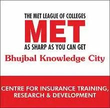 MET Center for Insurance Training, Research & Development, Mumbai Logo