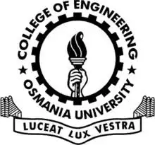 University College of Engineering, Osmania University, Hyderabad Logo
